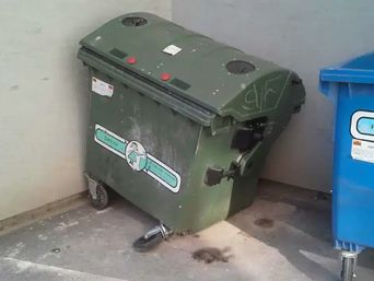 Damaged Bin