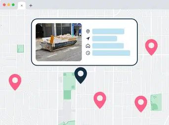 Interactive map widget